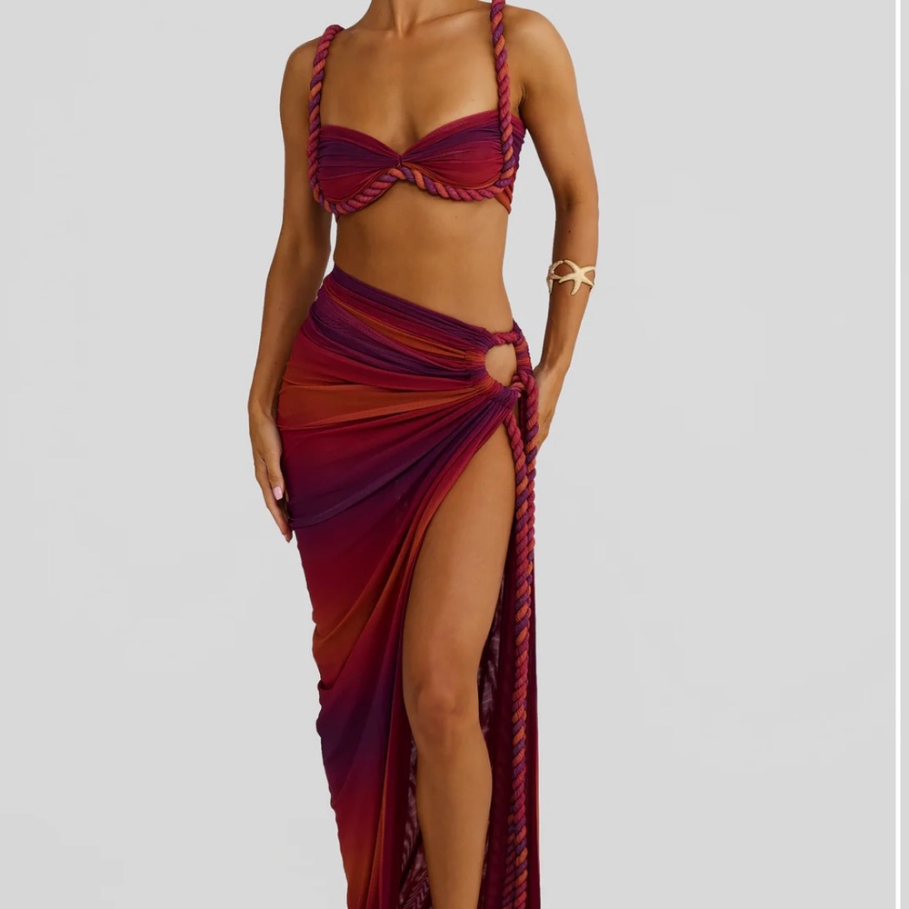 Melani The Label Two-Piece Set - Sunset Ombre